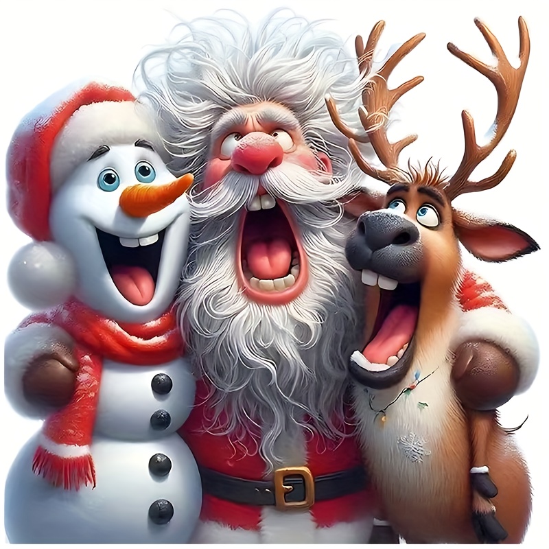 TEMU 6inch Christmas Three-piece Set Vinyl Decal,car Sticker For Laptop, Bottle, Truck, Phone, Motorcycle, Window, Wall,