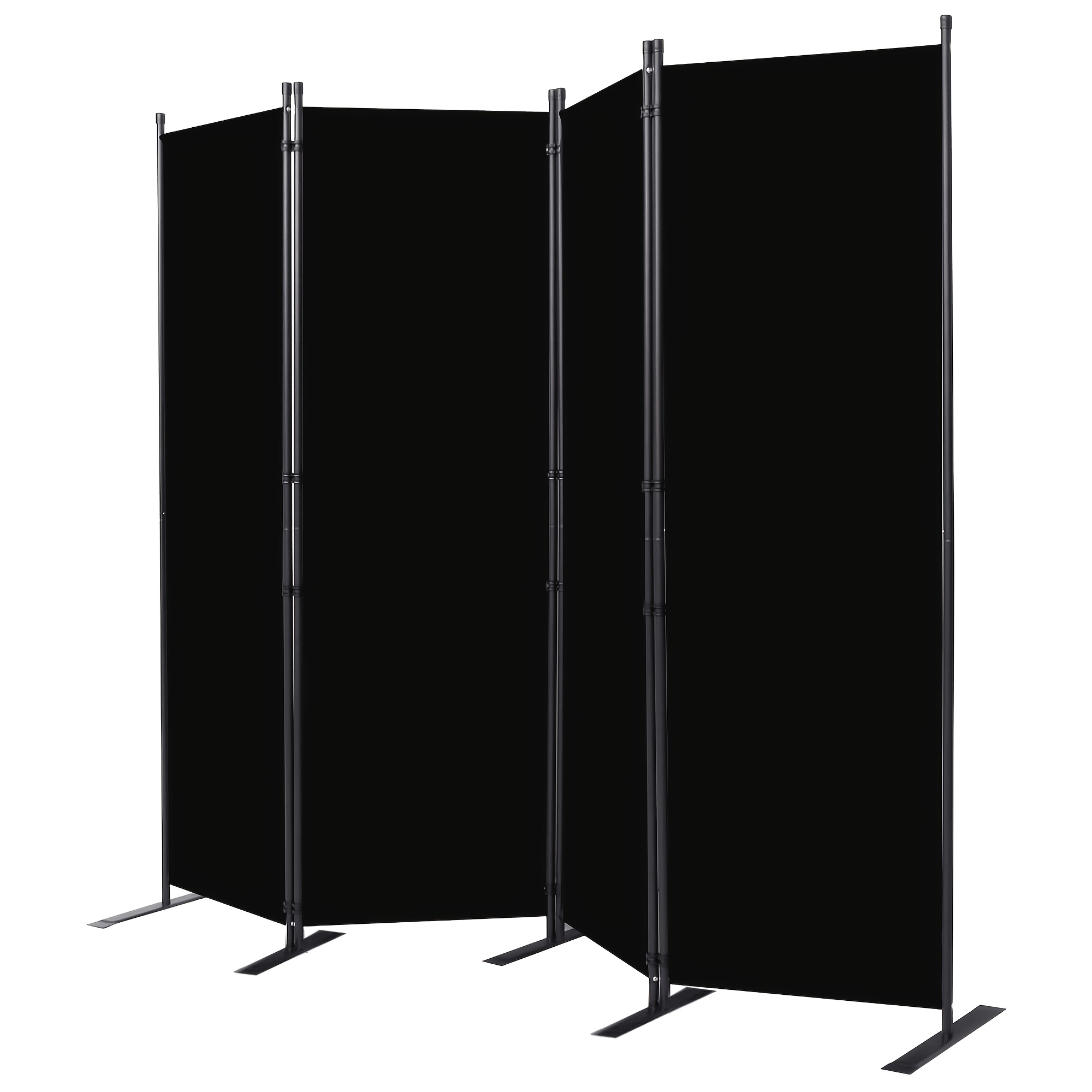 TEMU Room Divider 6ft Portable Room Dividers And Folding Privacy Screens, 88'' W Fabric Divider For Room Separation, 4 Panel Partition Room Dividers