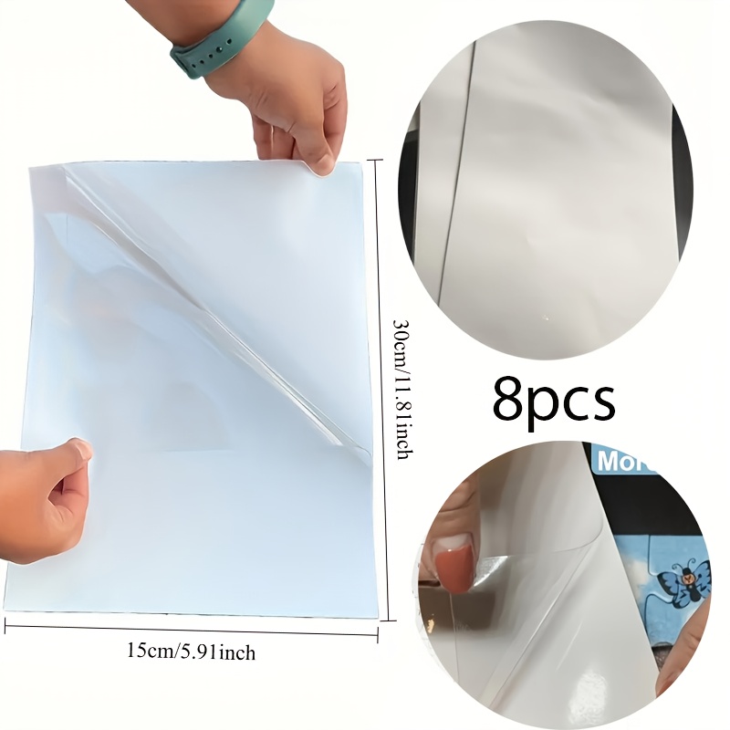 8pcs/pack Puzzle Glue Sheets, Puzzle In Minutes, Puzzle Saver, No Stress And No Mess, Puzzle Saver Sheets, Puzzle Glue