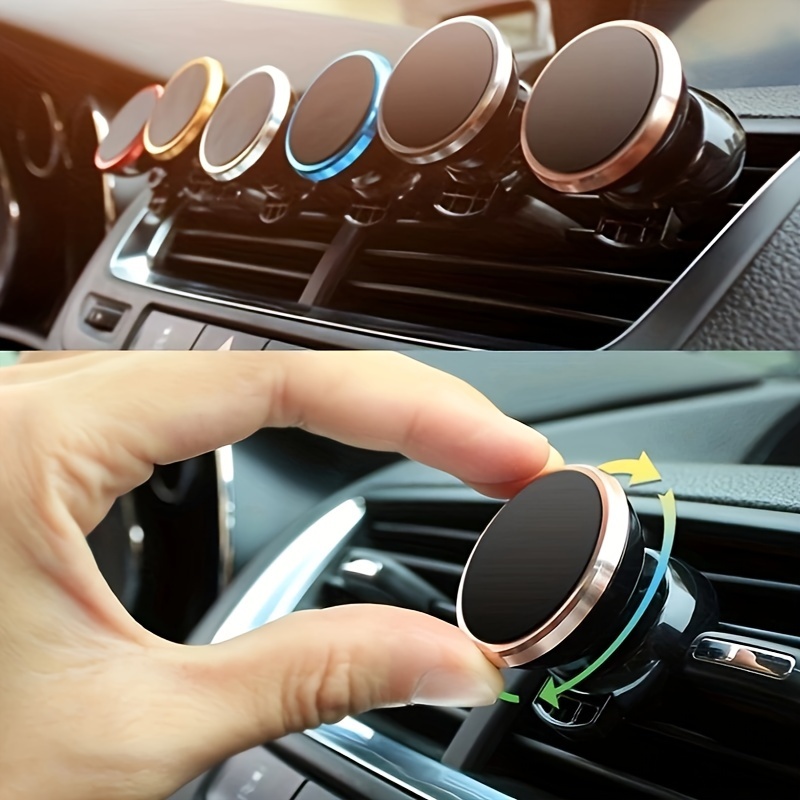 

The Most Popular 360 Strong Magnetic Car Interior Air Vent Phone Holder, Clip Phone Holder, Air Conditioning Vent Magnetic Holder