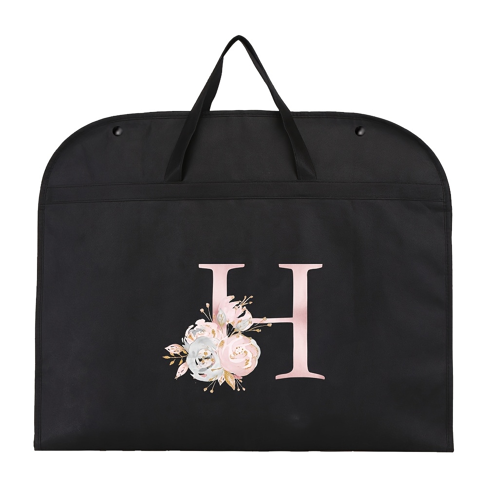 TEMU Clothing Cover Western-style Clothes Storage Bags Clothing Foldable Organizer Hanging Garment Bags Stuff Bag Flower Print For Outdoor Holiday