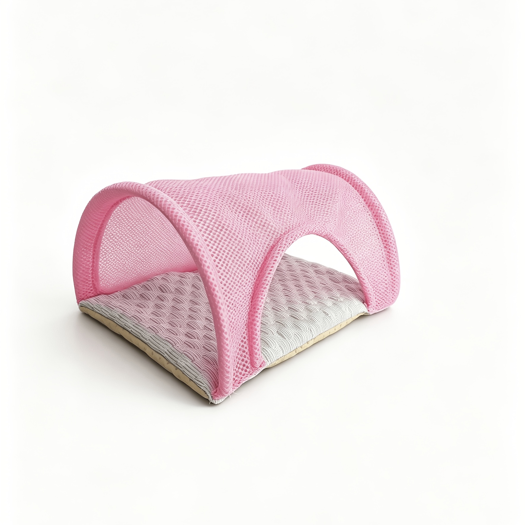 TEMU Small Pet Tunnel Hideout Mat For Rabbits, Dwarf Rabbits, Guinea Pigs, And Honey Badgers, Interactive Hide And Seek Cooling Tunnel Mat