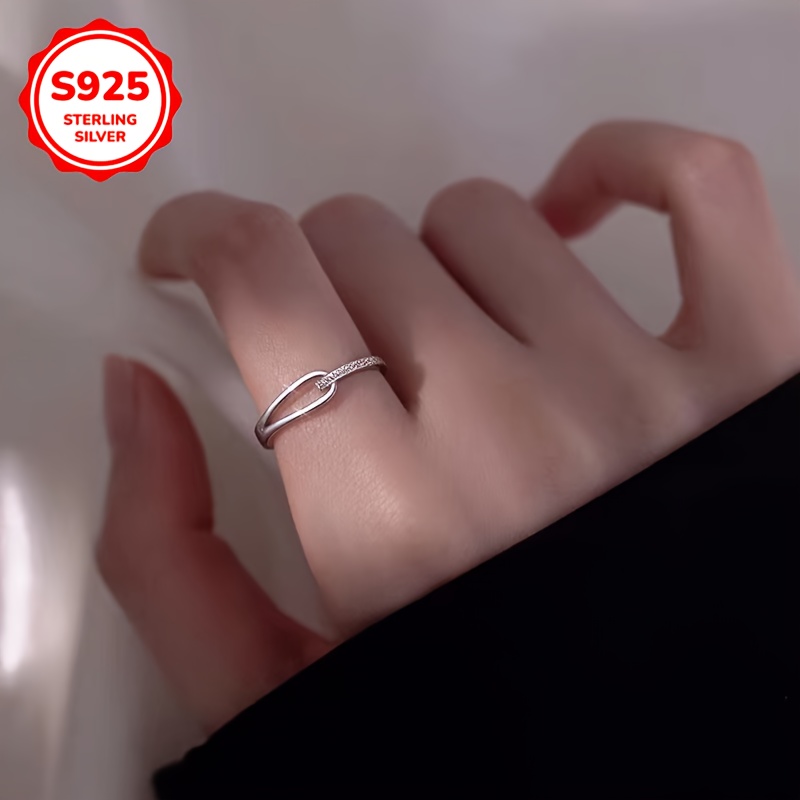Hypoallergenic Teardrop Ring Adjustable Size Gift for Her