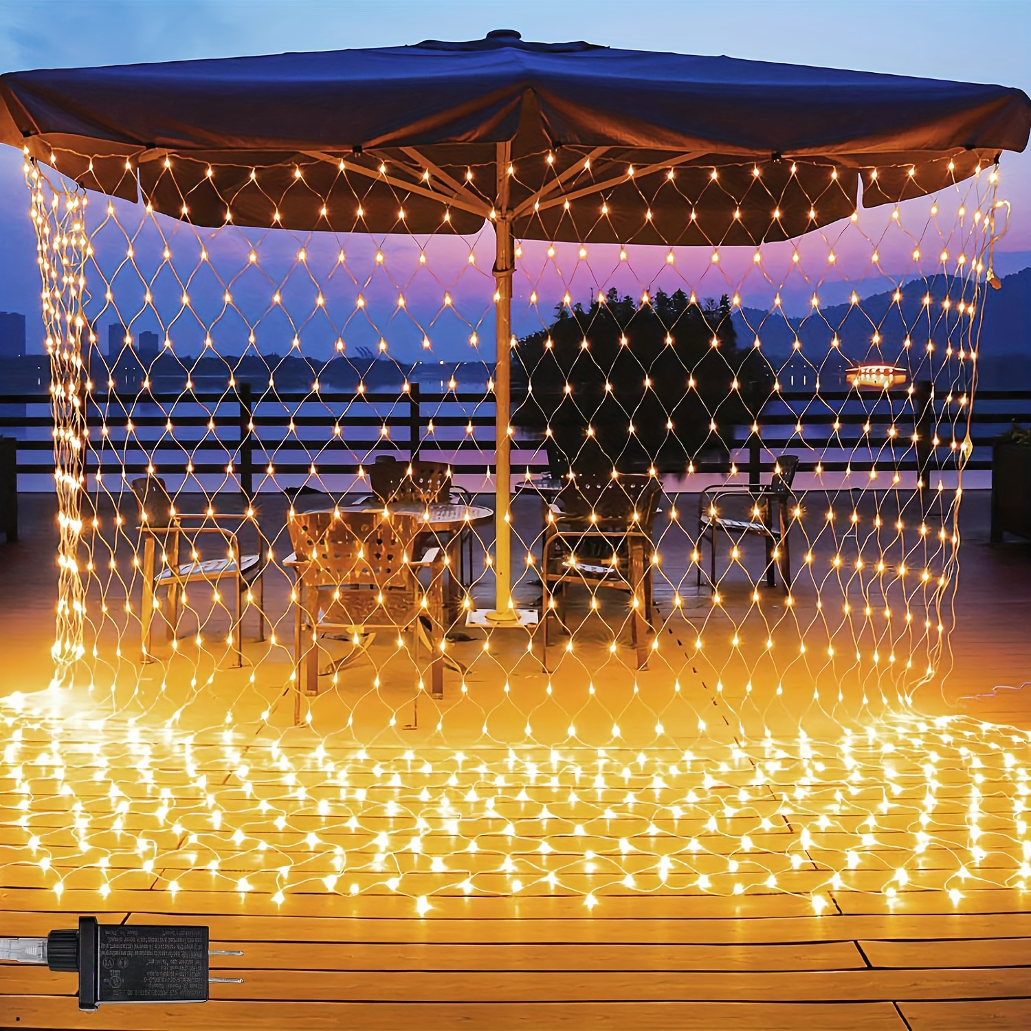 

200 String Lights, 9.8ft X 6.5ft, , 8 , Plastic/metal, With Us Plug, For Indoor Outdoor Christmas Halloween Valentine's Day Party Yard Garden Decorations,, Christmas Decor