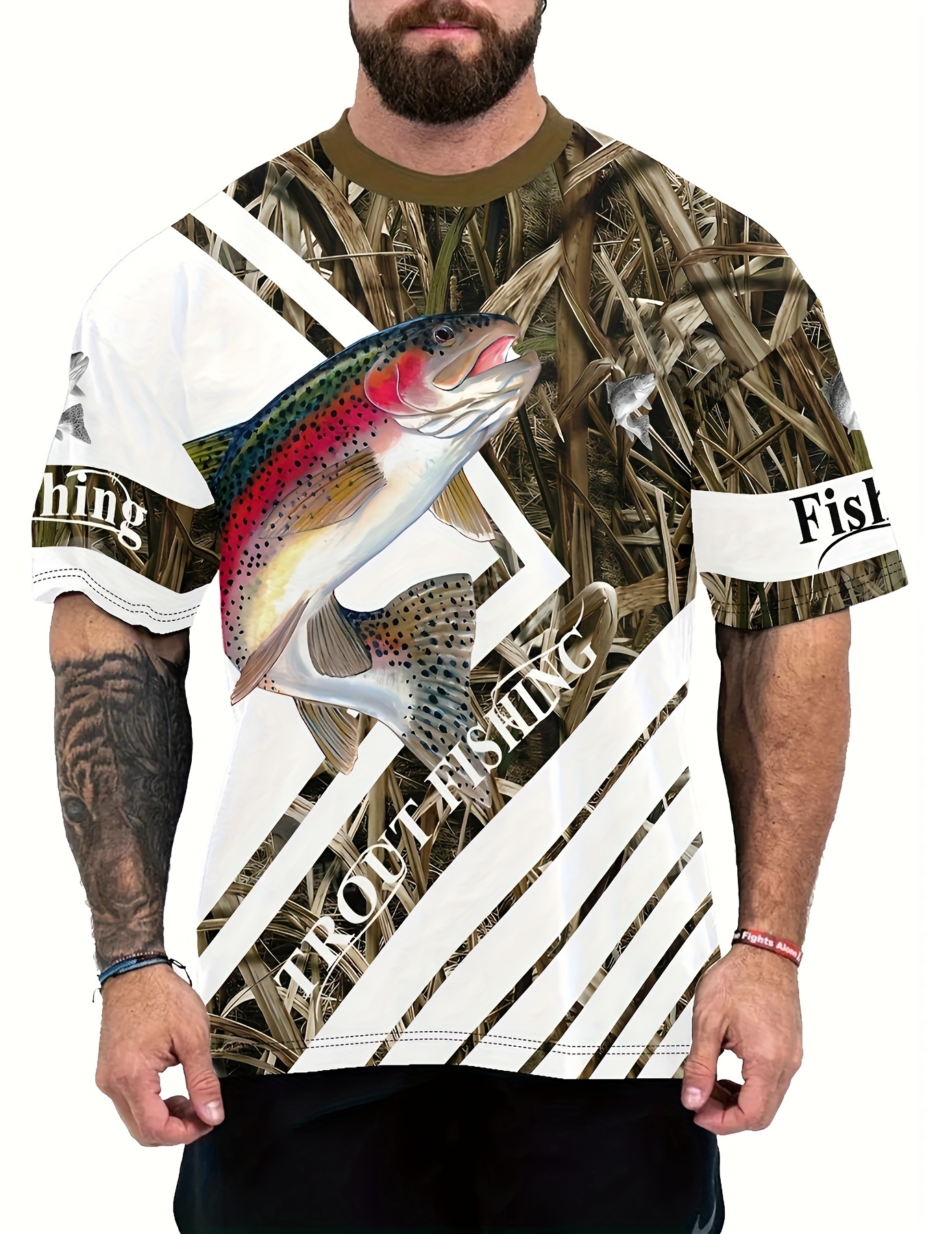  Camisas de pesca para hombres, camiseta de manga corta