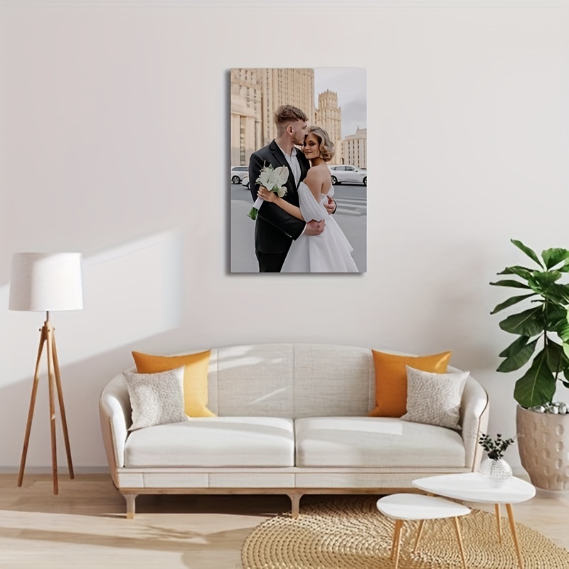 1  canvas print with frame personalized family photo   uv printed home album picture for dining room kids room living room bedroom printed wall decor poster painting office wall hanging decoration details 6