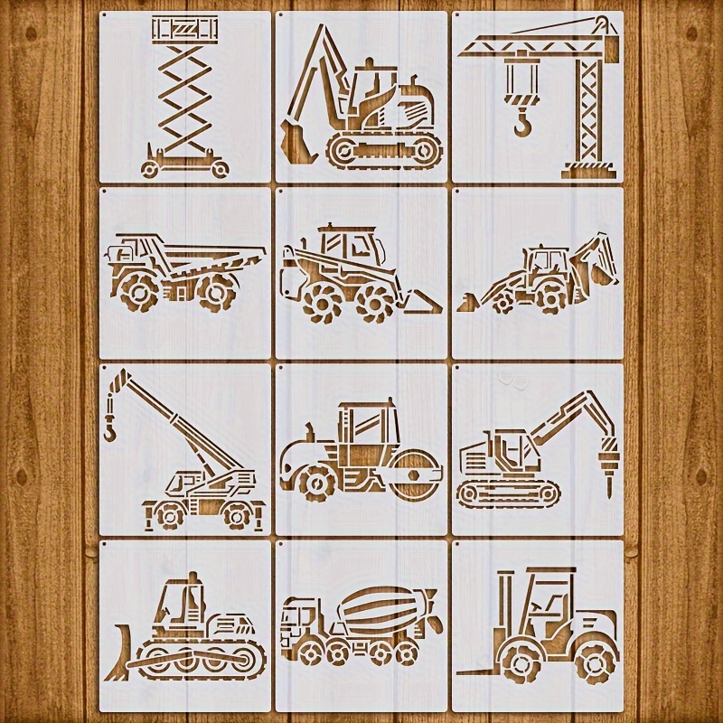 Fainne Bastel-Schablonen 100 Stück – Mädchen-Motive, 5,1 X 5,1 Cm, Aus PET, Wiederverwendbar