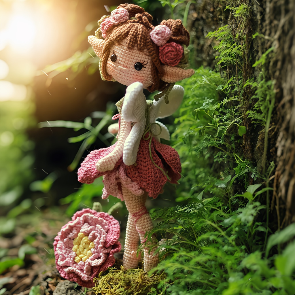 a cute flower princess crochet set suitable home decoration Temu