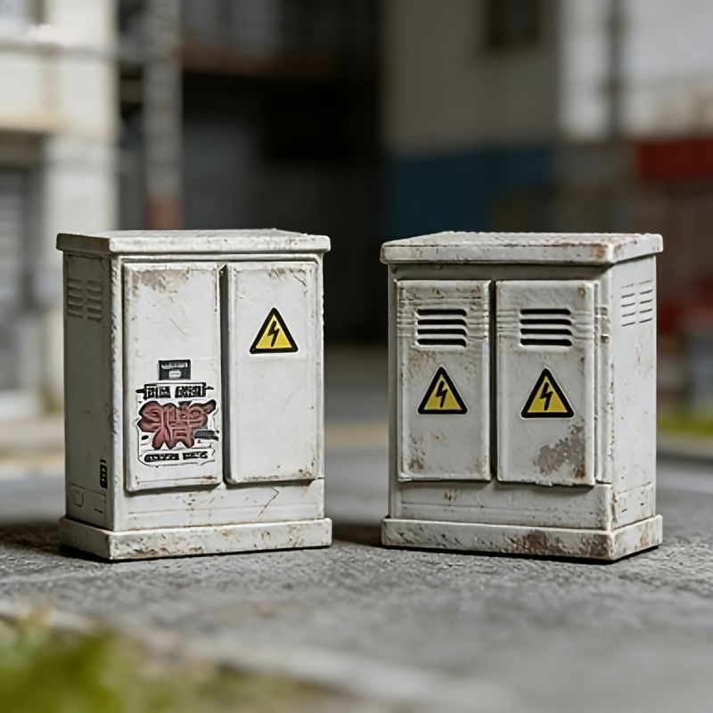 Distribution Box Model 1:64 Scale Plastic Electrical Control Box