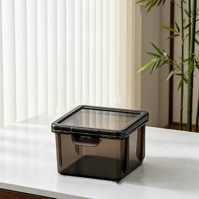 Image of Large Capacity Square Coin And Cash Storage Box - Durable Pp Material, Dust-proof Organizer - Perfect Gift For Halloween And Christmas