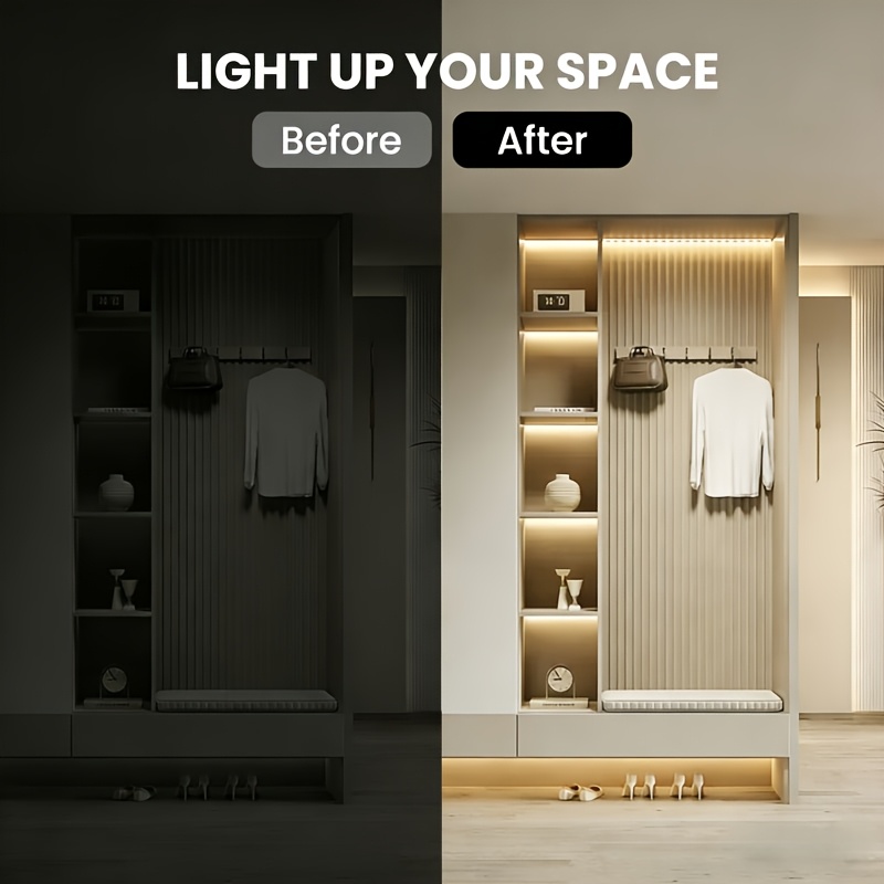 1 10  bright warm white usb led strip 5v cuttable   light for tv backlight modern living room bedroom decor   brightness stable performance