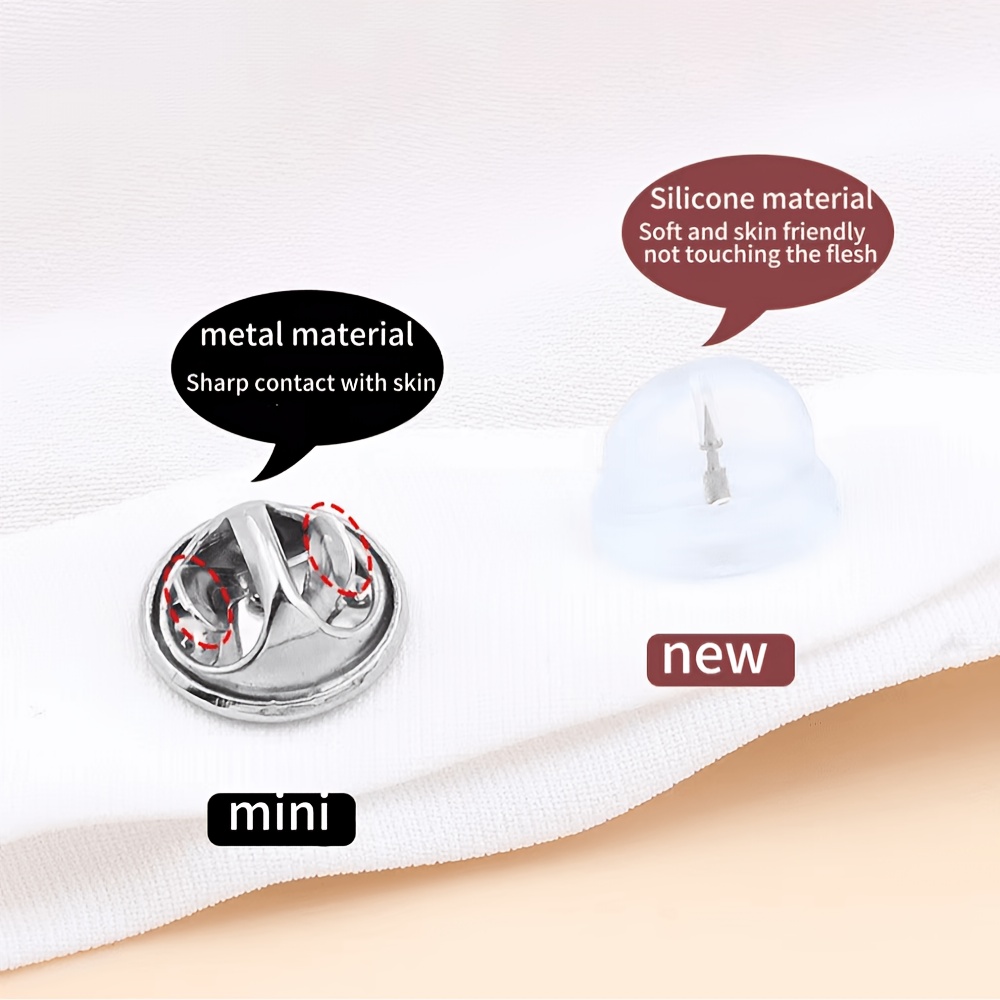 10pcs pearl   brooch set easy to clip seamless anti slide   design for cuffs and collars cuff holder collar clip elegant detailing stylish accessory durable plastic       accessory multipurpose clip accessory collectors formal wear   Product details 1