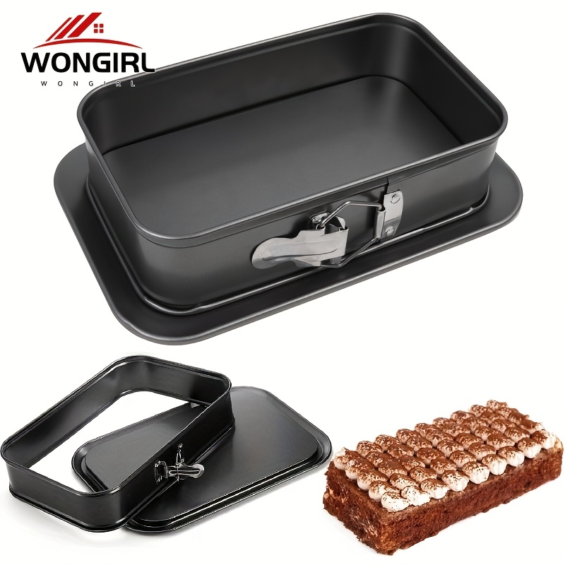 

Wongirl Premium Carbon Steel Loaf Pan - , Springform Design For Perfect Baking Results | Ideal For Bread, | & Rust-resistant | Home & Commercial Use