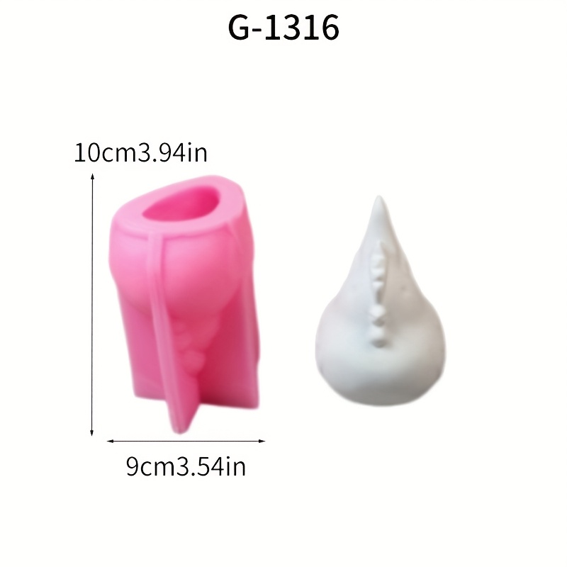 1pc, Small Rooster Silicone Mold For Aromatherapy Candles, Resin Crafts, Diy Plaster Animal Decoration