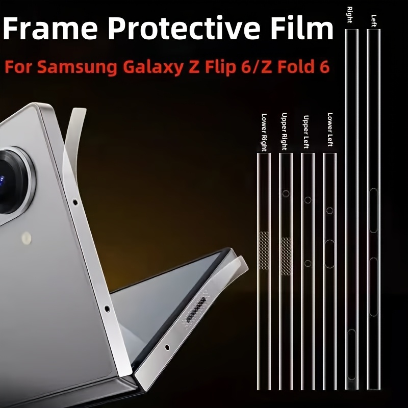 

Frame Protective Film Z Fold 6 5 Zfold 4 Protector Hydrogel For Z Flip 6 5 4 Side Stickers