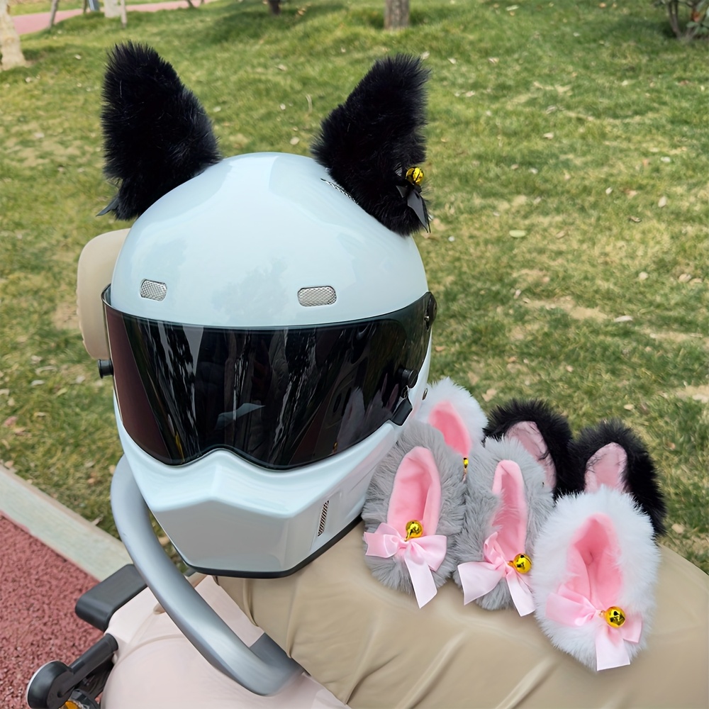 Kitty Ears Motorcycle Helmet For Cat Cat Ears Helmet Sold On Temu