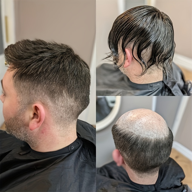 toupee men 100 human hair 08mm beige hair Temu