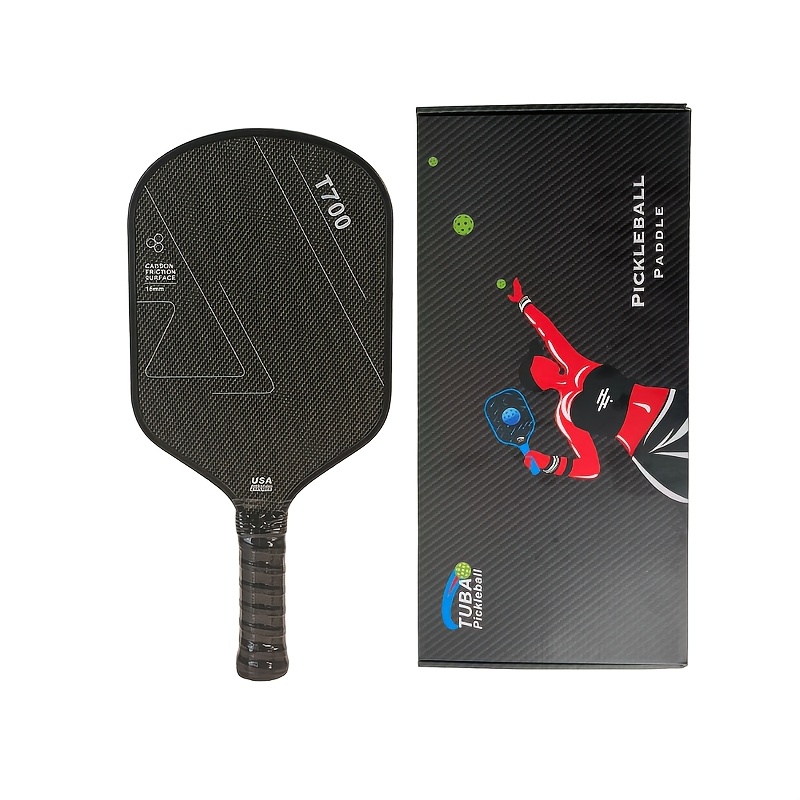 TEMU New High Tech Pickleball Paddle, Professional Racket, T700 Carbon Fiber, Fine Matte Surface, High Density Pp Honeycomb 5th Gen Core Maximized