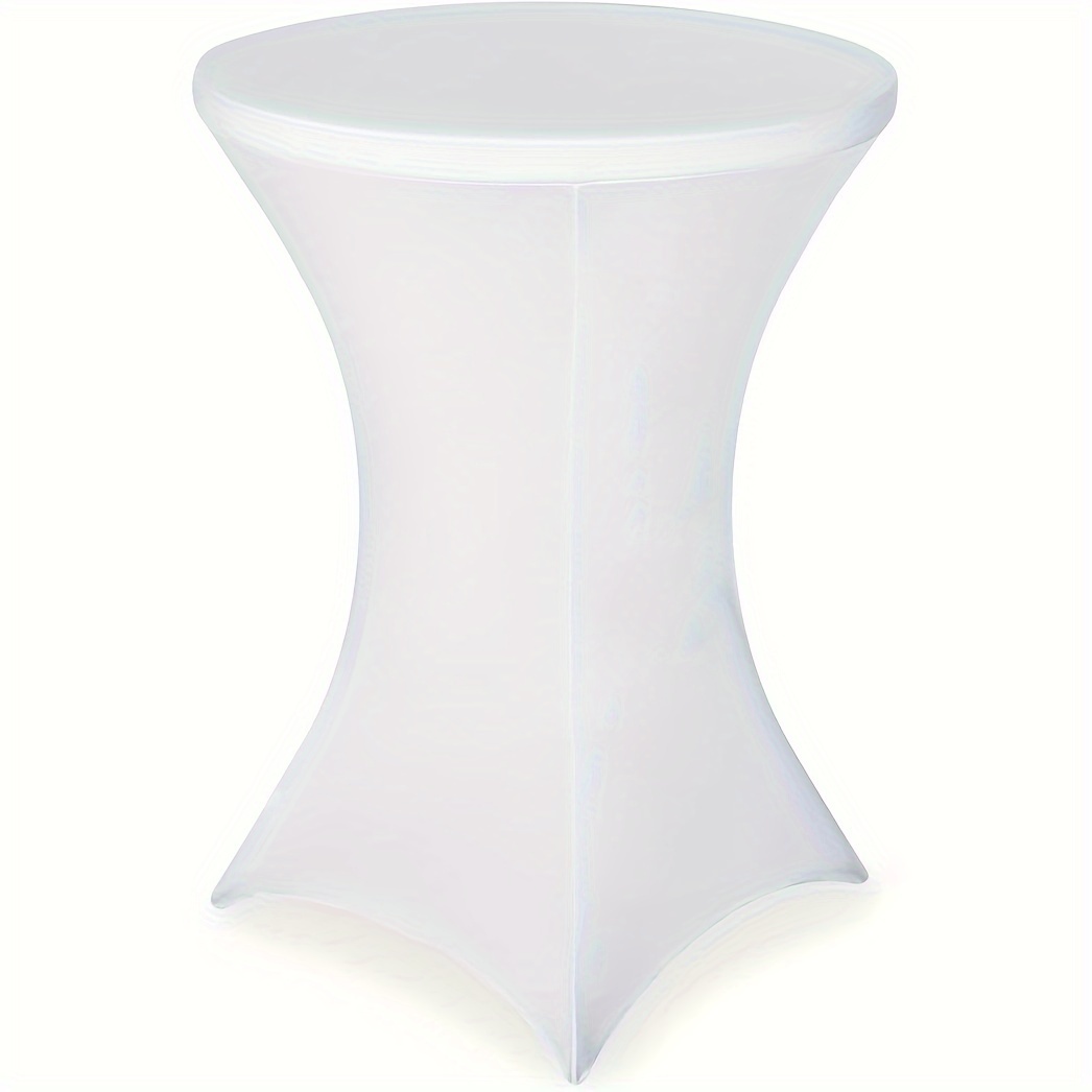 1pc High-leg Stretch Tablecloth, High-elasticity Tablecloth, Durable, Wrinkle-resistant And, Close-fitting Tablecloth, Suitable For Banquets, Parties, Bars, Birthdays