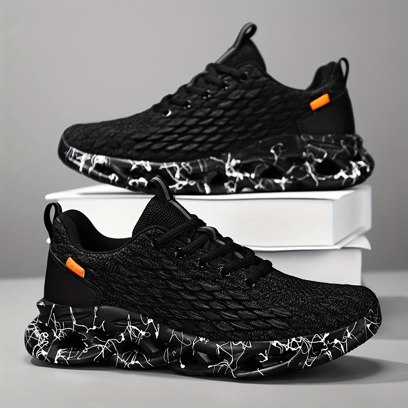 

Men' Sneakers Casual Sports Shoes - Low Upper With , Round Toe Lace-up For - Daily & Athletic Wear With Solid