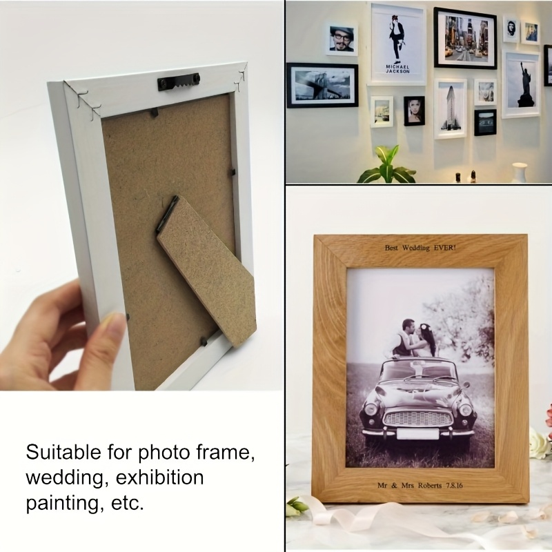 252pcs of picture frame suspension kit, including hooks, screws, and anchors, used for photo display of picture frame decorations