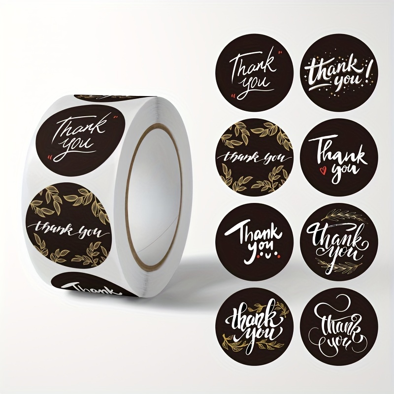 

500pcs Round , , Adhesive Labels For Packaging, & , &