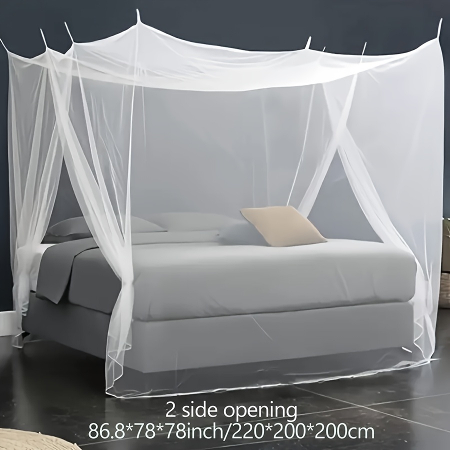 1pc camping mosquito net ultra large mosquito net for camping holes mesh 15 square netting curtain for bunk bed camping bedding patio four sizes 200 200 180cm details 13