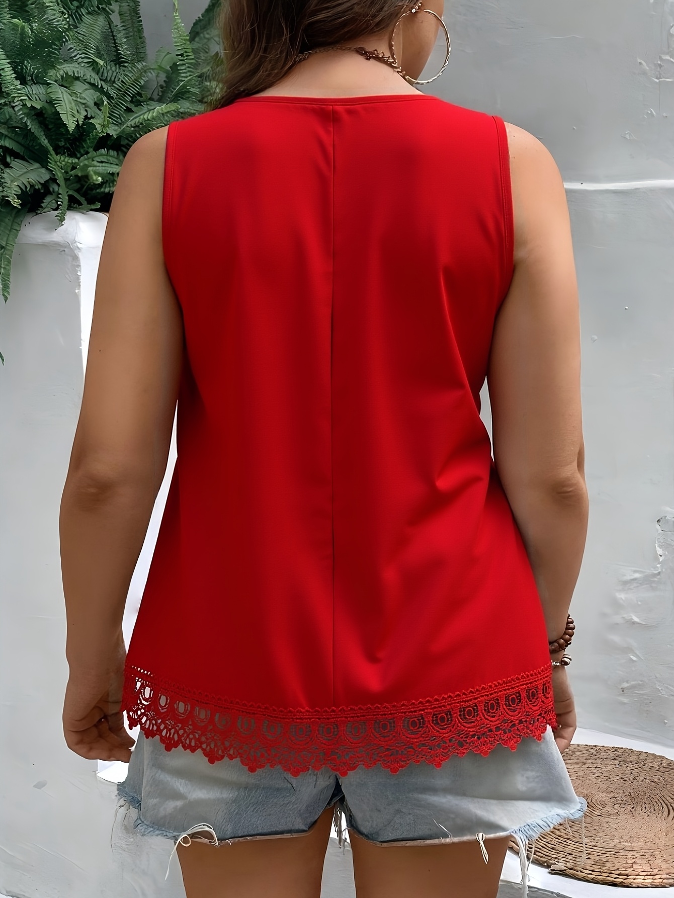 top elegante donne taglia bordo in pizzo e Temu Italy