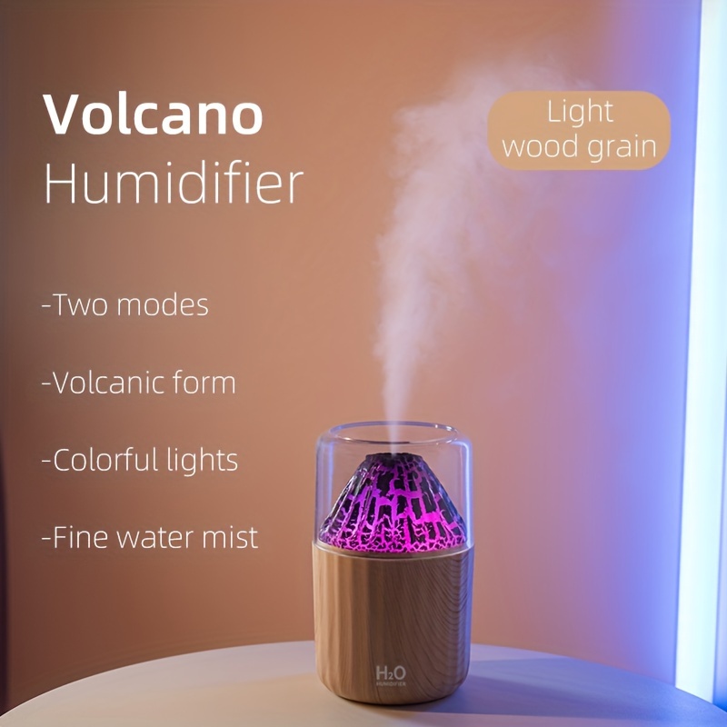 Therapy Machine With Usb Humidifier, Suitable For Bedroom, Living Room, Office Desk, Car Humidifier, Car Therapy Machine, 7-Color Ambient Light Humidifier Sprayer, , Used As Gifts In Rooms And Offices - Appliances