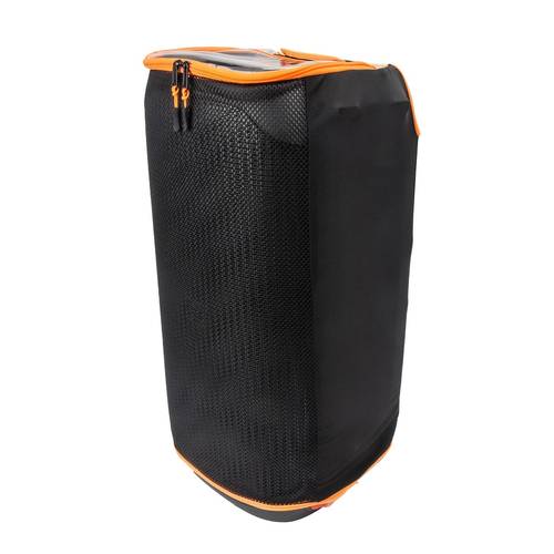 item picture suitable for 110 speaker protective case including velvet bag elastic lycra material shell transparent window breathable mesh sleeve outdoor portable audio accessories