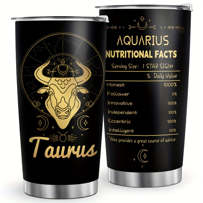 

Stainless Steel Taurus Vacuum Insulated Coffee Cup: Perfect Gift For