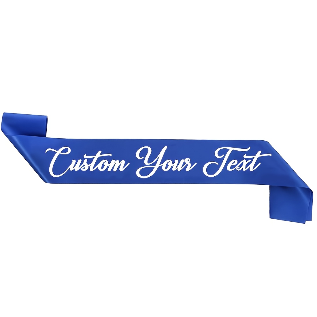 TEMU 1 Customizable Text Sash, Personalized Party Shoulder Strap, Custom Birthday Sash, Graduation Stole, Party Shoulder Strap. Suitable For Parties,