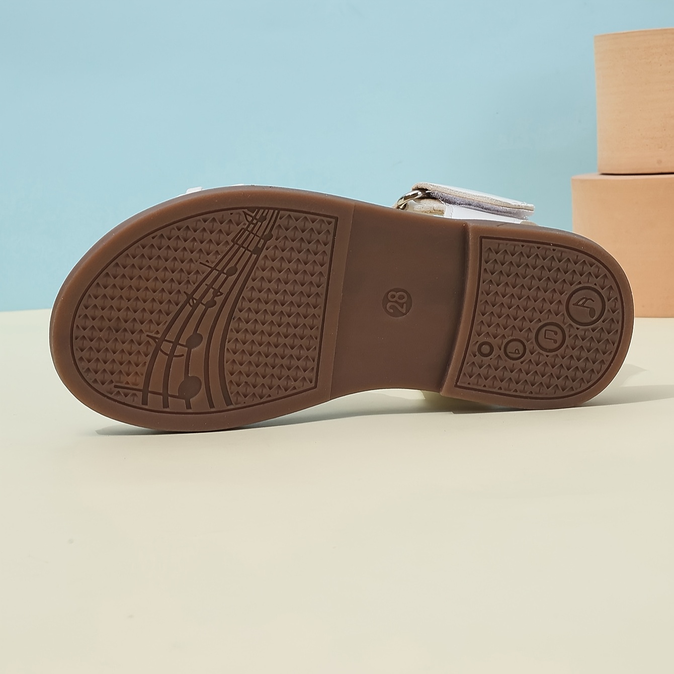 1 Pair of Cute Girls' Low-Heel Sandals with Braided Strap Design - Casual, Preppy Style, Perfect for Spring & Summer, Holiday Performance, and Casual Occasions, Casual Footwear | Casual Style | Braided Sandals