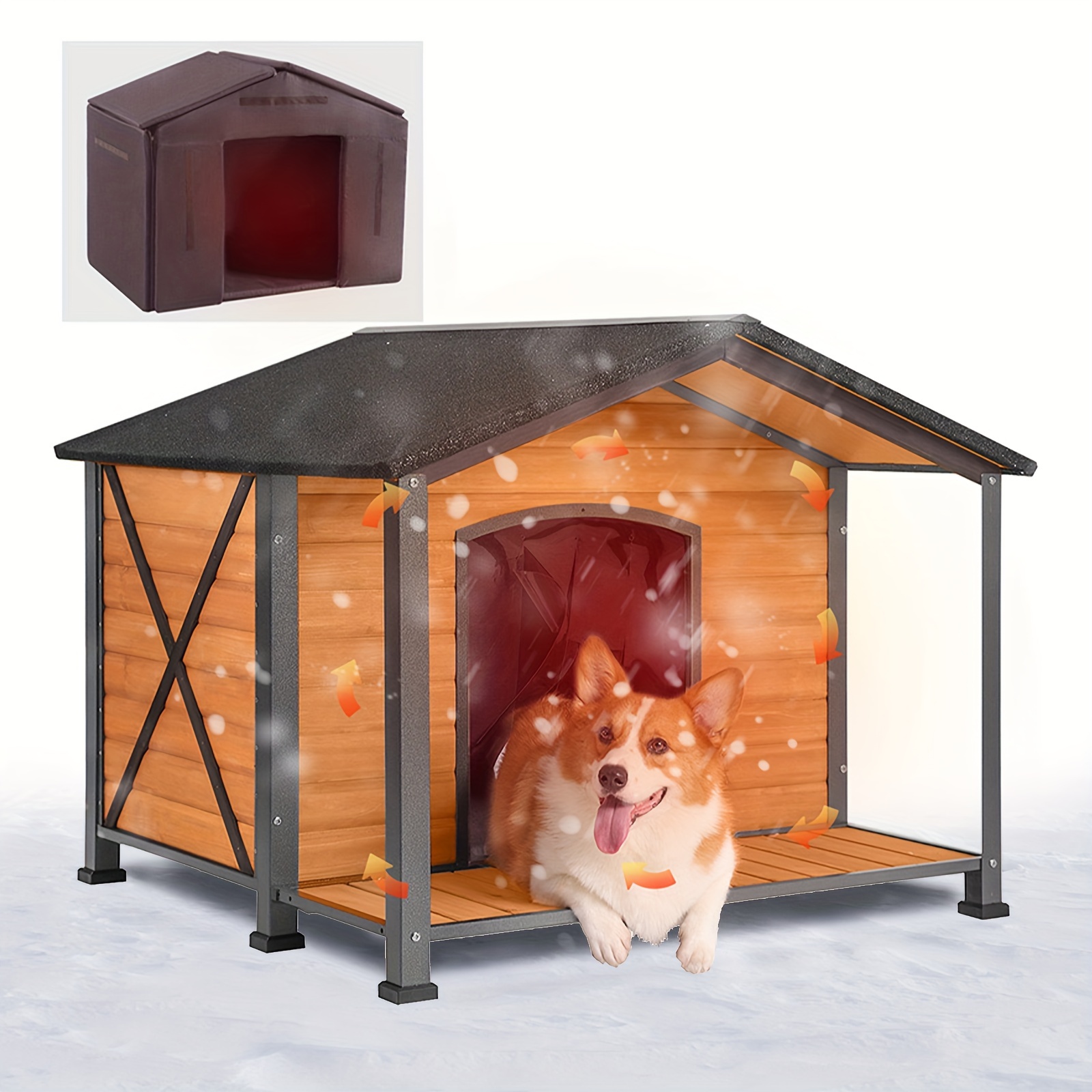 Insulated dog house kits best sale