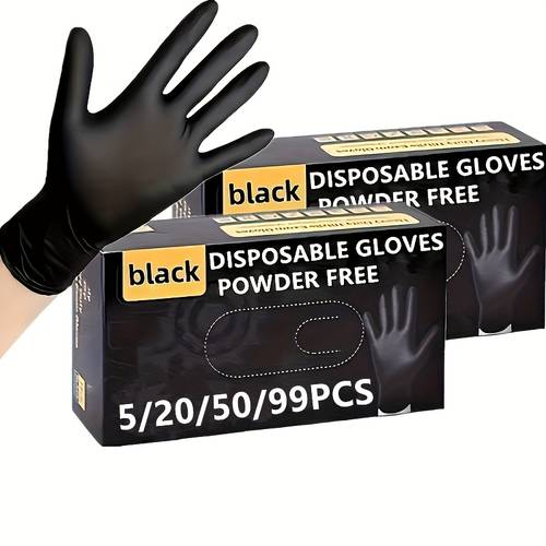 Nitrile Gloves, 5/20/50/99pcs, Suitable for Household Cleaning, Dishwashing, And Home Cleaning in All Scenarios