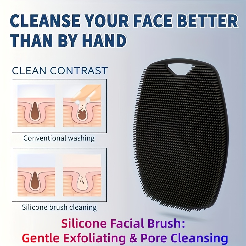 3-In-1 Daily Bath Shower Care Set with Exfoliating Brush