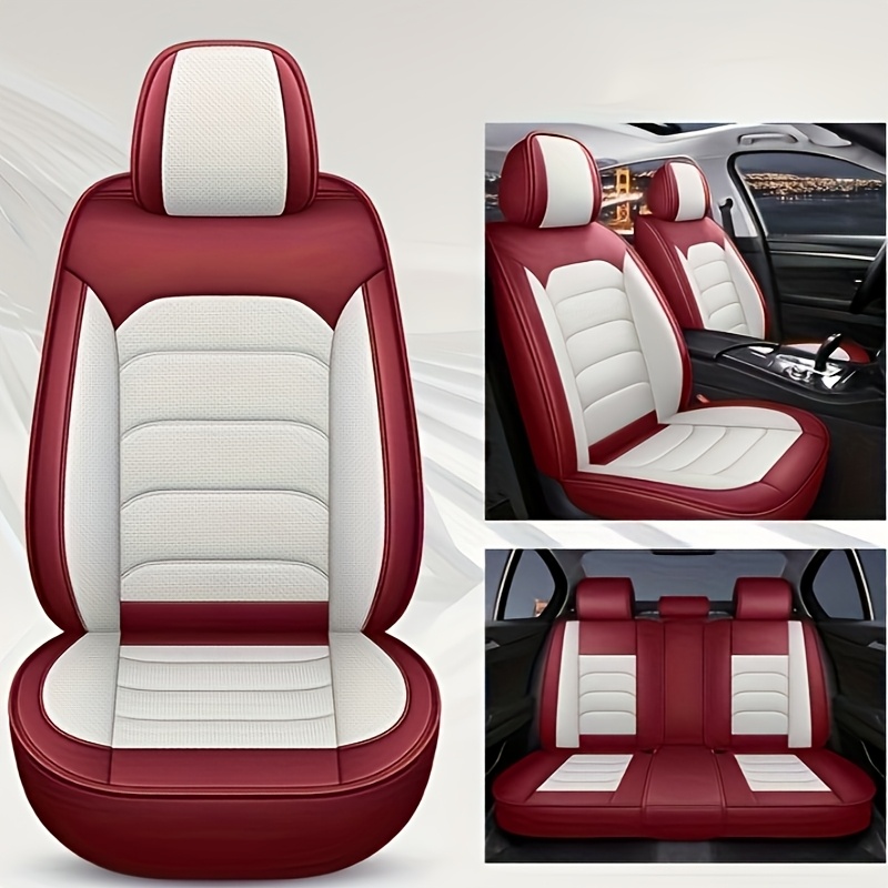 TEMU 5 Seats, Car Seat Covers, Car Seat Covers, Which Are Used In Most Cars. Car Seat Covers Are Comfortable And Non-slip, Suitable For All . Is Perforated, Very Breathable, Suitable For Sedentary,