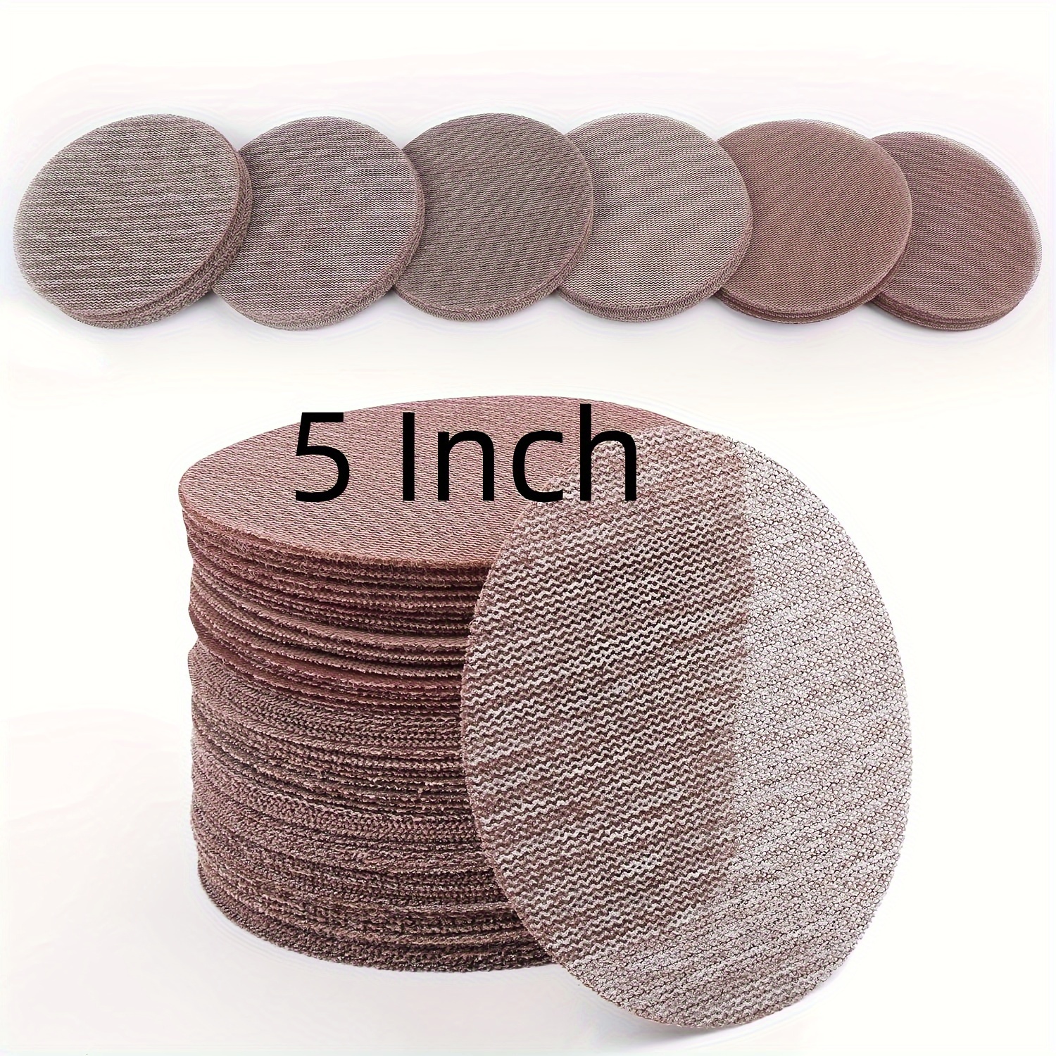 

Facoow Nylon Hook And Loop Sanding Discs, 5 Inch Medium Grit, Aluminum Oxide Sandpaper For Angle Grinder, 10-pack – Compatible For Wet And Dry Sanding, Long Life, Anti-clogging