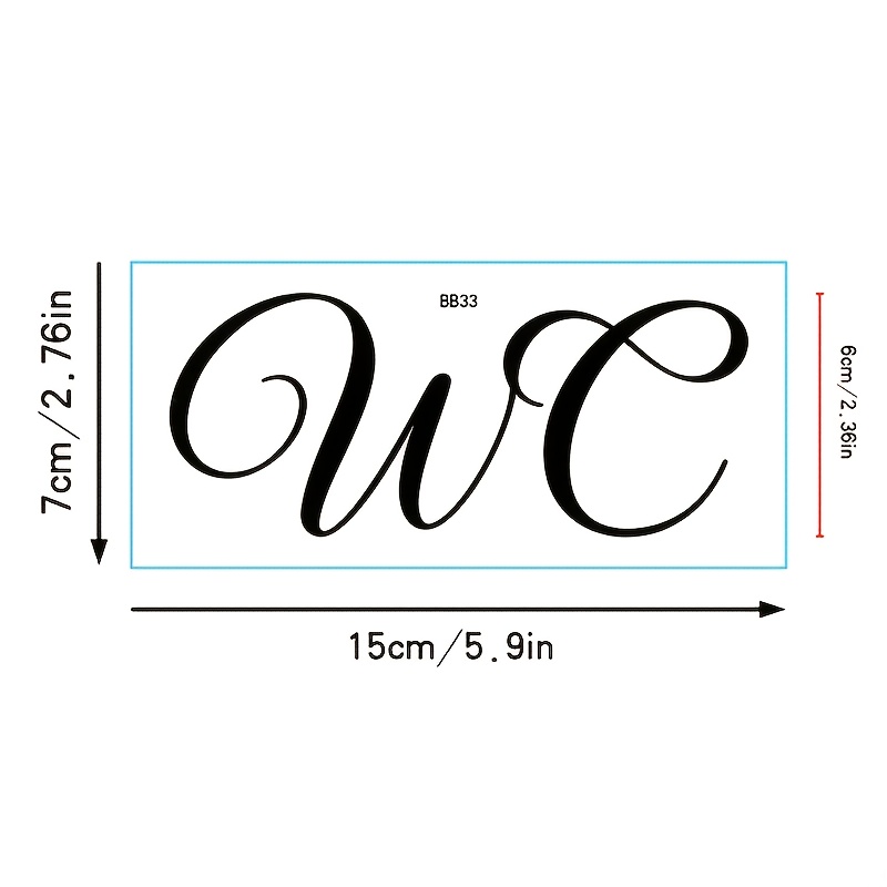 Self-adhesive 2d Sticker With A "toilet" Icon - , Perfect For Halloween And Christmas Decorations In Restaurants, Cafes, And Educational Institutions