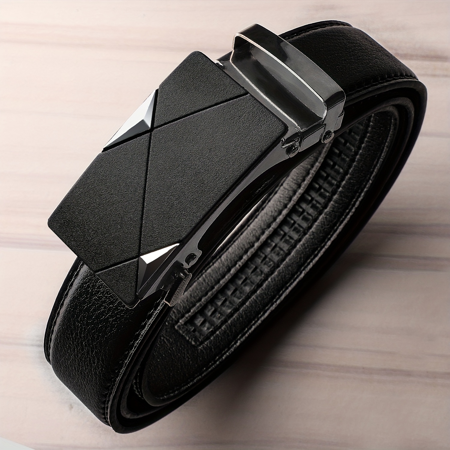 Men's Automatic Buckle High Belt for Work