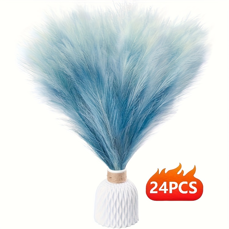Set Of 24 Artificial Pampas Grass In A , Perfect For Home Decoration, Floral Arrangements, Wedding Centerpieces, And Baby Shower Decor