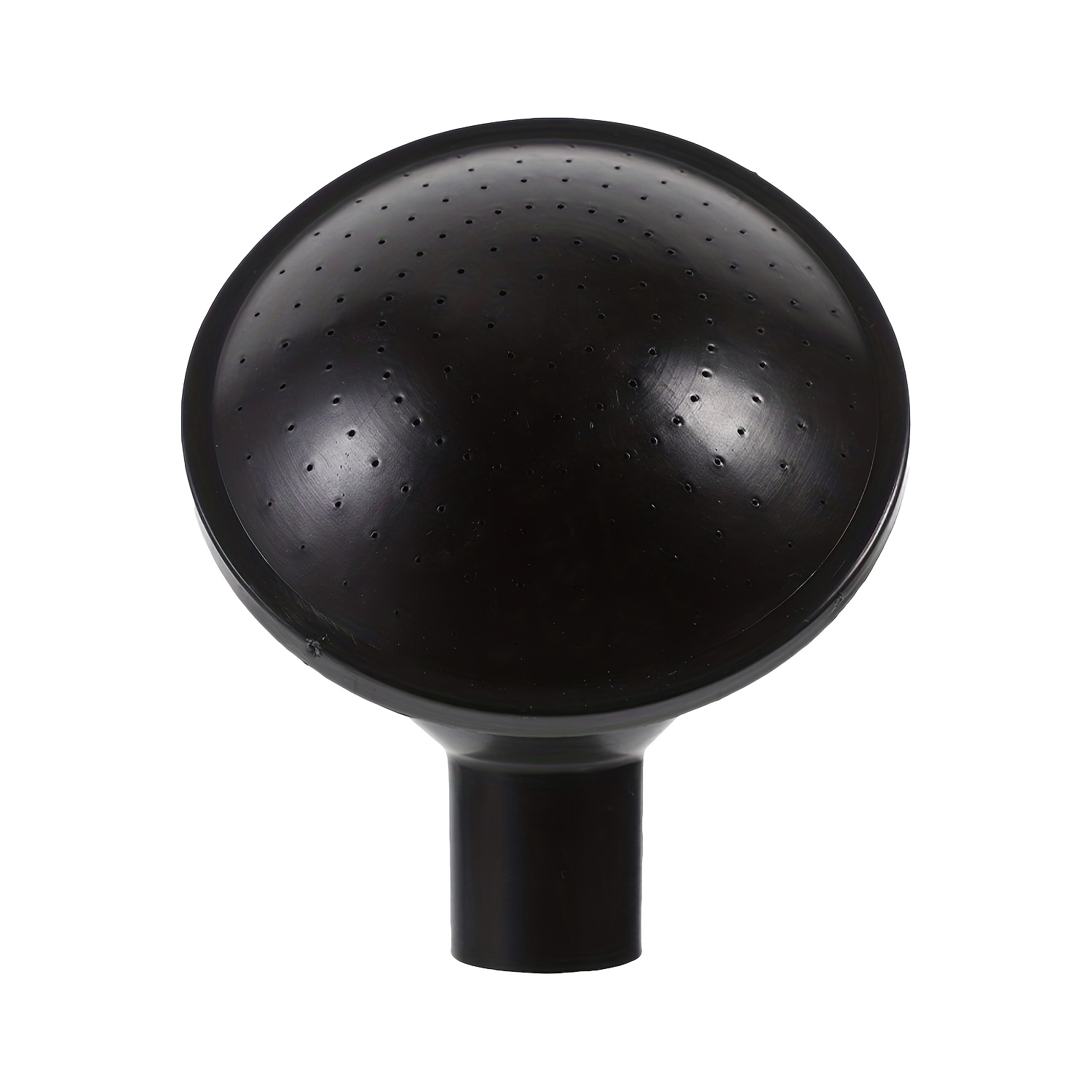 1pc Black Plastic Watering Can Rose Head – Universal Thread Sprinkler Nozzle For Indoor & Outdoor Garden Plants, Ideal For Watering Cans, Durable Plastic, Functional Garden Decor