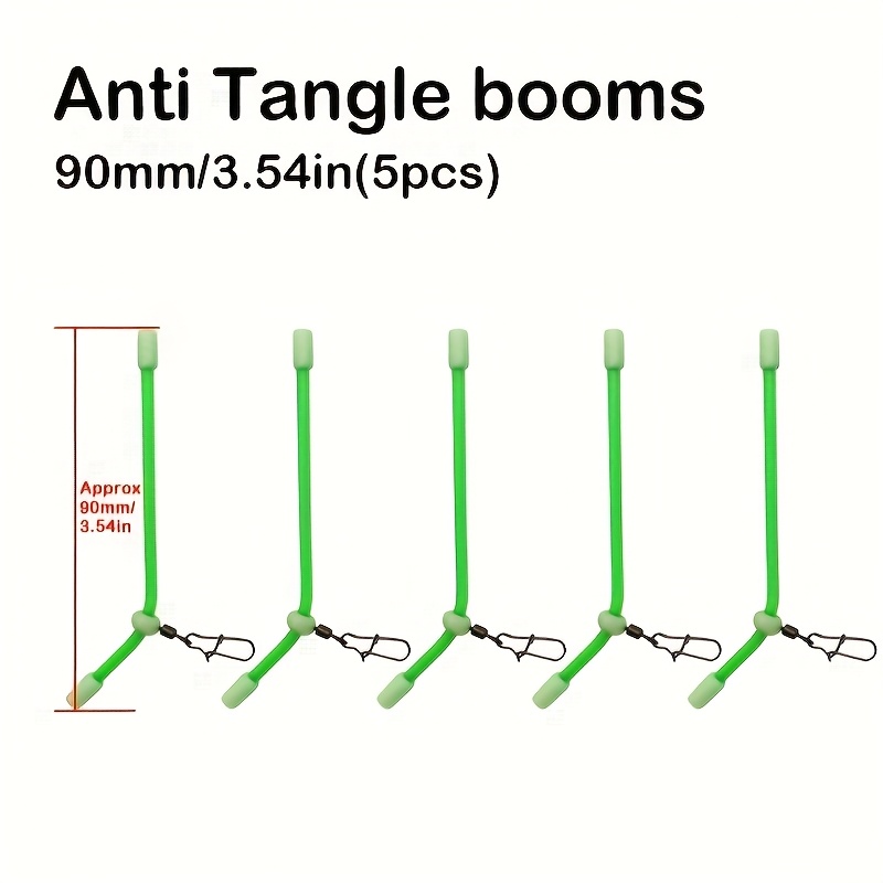 Image of 5pcs Carp Fishing Luminous Anti- Leger Fishing Rocket Feeder Swivel For Feeder Cage Carp Rig Additions Tackle