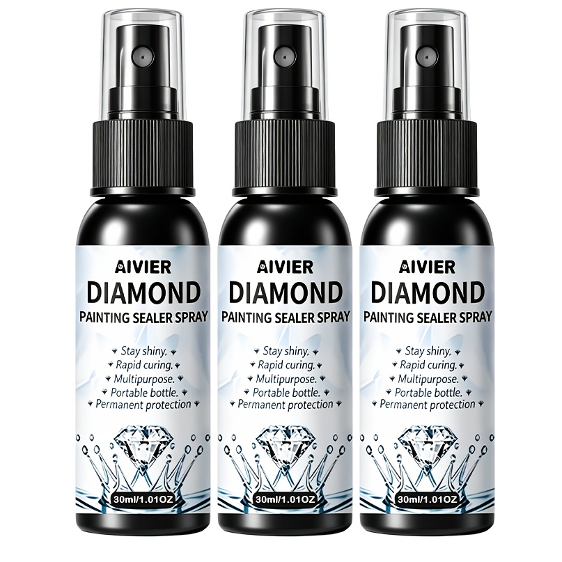 Quick Dry Diamond Painting Sealer Spray - Instant Fast-drying Suitable For Glue, Required, Instant Sealant For Diy Crafts, Suitable For Additions & Tools, Easy Application For Hobbyists And Artists