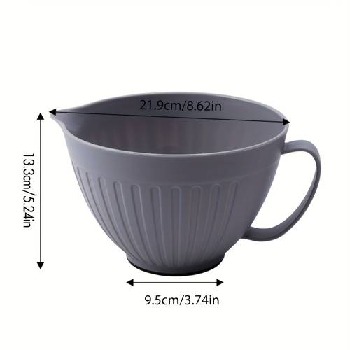 item picture 1pc 3 creative baking mixing bowl large capacity salad bowl egg beater scraper baking 3pcs set kitchen supplies set