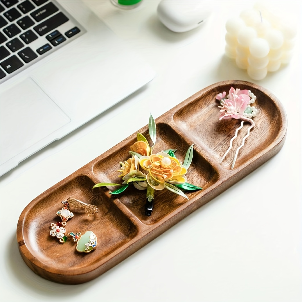 half set of bamboo wooden tray   breakfast   or desserts suitable for placing milk coffee sushi cakes snacks and fruits details 4