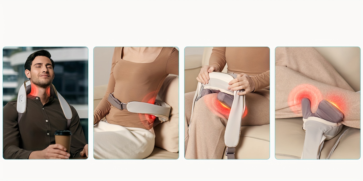 skg neck massager deep tissue cervical massager 6d wireless finger pressure neck and shoulder massager electric massage for neck back shoulders and legs suitable for home office mothers day gif details 4