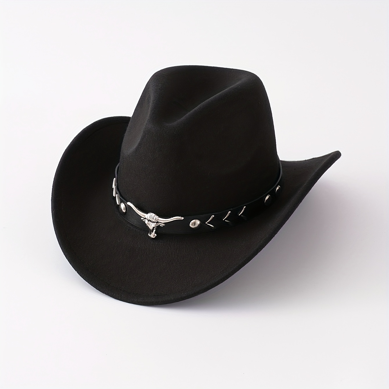 Image of 1pc Women's Western Cowboy Hat, Panama Hat, Jazz Hat, Suitable For Cowboy-themed Events, Festivals, Birthdays, Cosplay, Outdoor Activities, Daily Use
