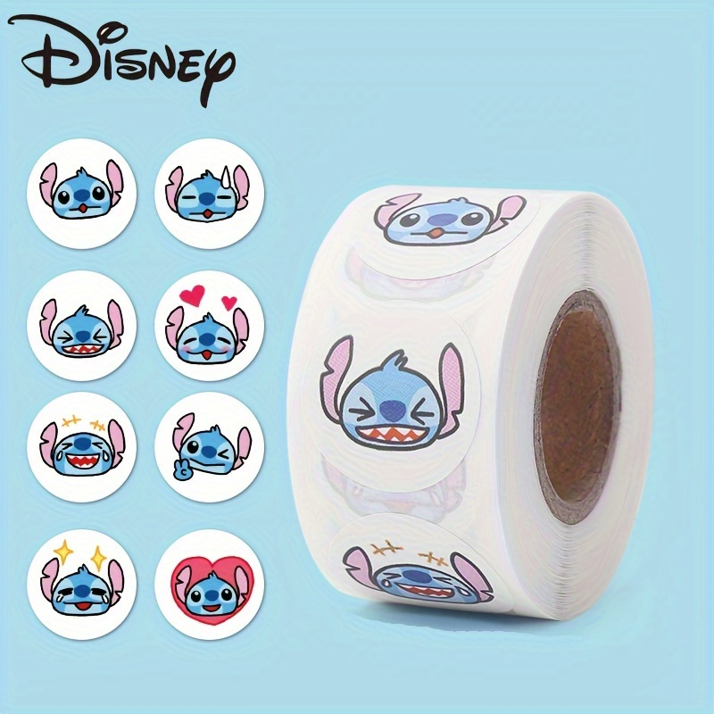 

500pcs Cute Cartoon Stickers, Stitch, Various Expressions, Holiday Gift Stickers, Seal Stickers, Roll Stickers, Planner Stickers, Gift Bag Stickers, Envelope Stickers, Cup Stickers