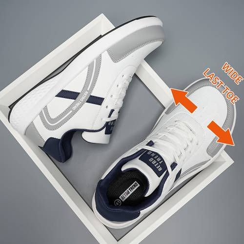 mens extra wide fit casual sneakers 0626 outdoor suitable for hiking business and daily wear